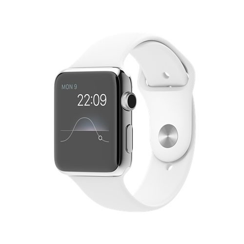 Apple Watch  42毫米不锈钢表壳搭配运动型表带（颜色随机）【包邮】